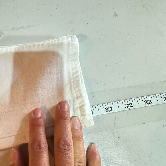 NWT Madewell 10" High-Rise Skinny Jeans Pure White magic pockets Size 28‎ Size 6 - Picture 14 of 15